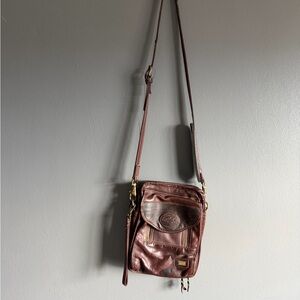 Brown Leather Messenger Bag